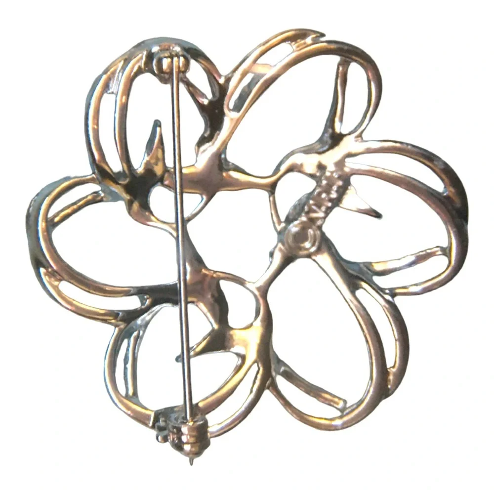 Vintage Flower Pin - Picture 2 of 3